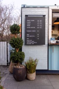 Menu at Lighthouse Burgers Fanø Bryghus