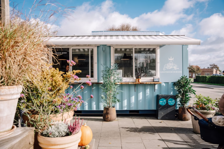 Lighthouse burgers location at Fanø Bryghus